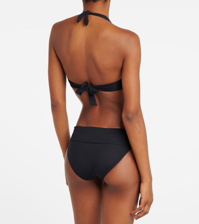 Shop Melissa Odabash Brussels Halterneck Bikini Top In Black