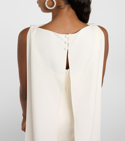 Safiyaa Bridal Ginevra Embellished Gown In White