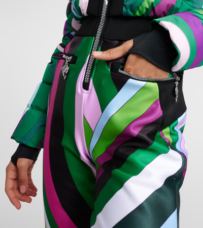 Shop Pucci X Fusalp Printed Ski Suit In Multicoloured