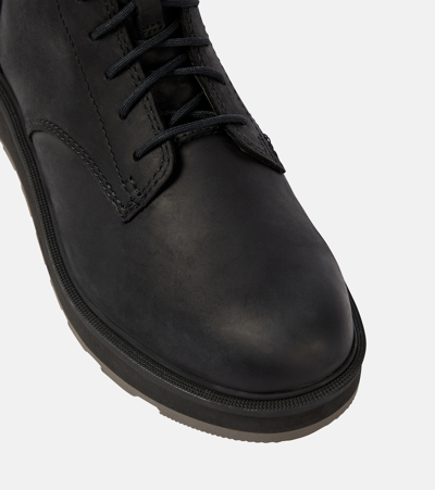 Shop Sorel Hi-line Suede Ankle Boots In Black Jet