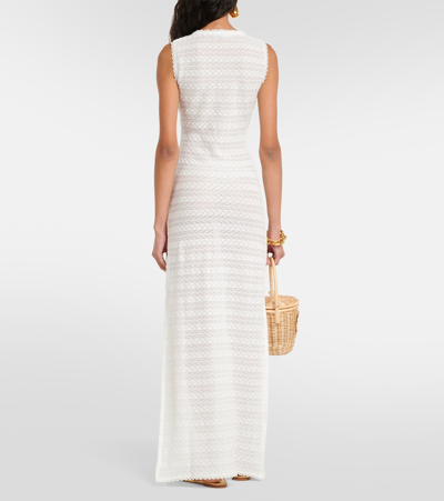 Shop Melissa Odabash Maddie Crochet Maxi Dress In White