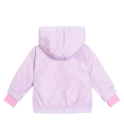 Shop Stella Mccartney Baby Printed Jacket In Lilac