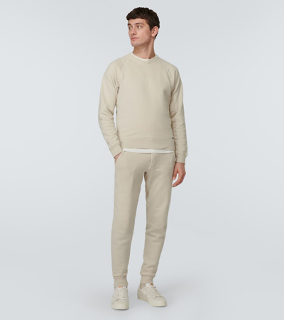 Tom Ford Cotton Sweatshirt In Ecru