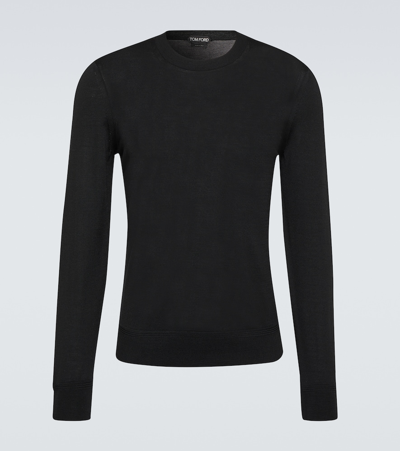 Shop Tom Ford Wool Sweater In Black