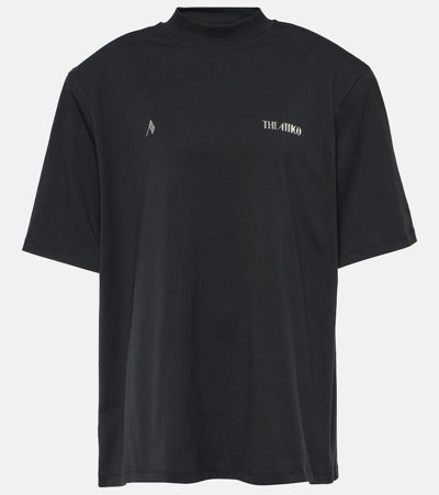 Shop Attico Kilie Logo Cotton T-shirt In Black