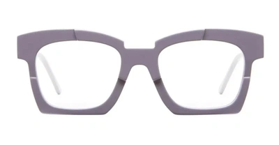 Shop Kuboraum Eyeglasses In Violet