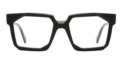 Shop Kuboraum Eyeglasses In Matte Black