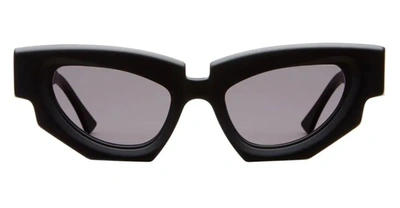 Shop Kuboraum Sunglasses In Matte Black
