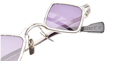 Shop Kuboraum Sunglasses In Silver
