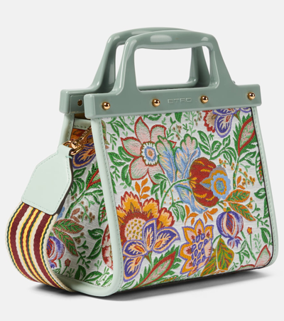 Shop Etro Love Trotter Small Embroidered Tote Bag In .mult
