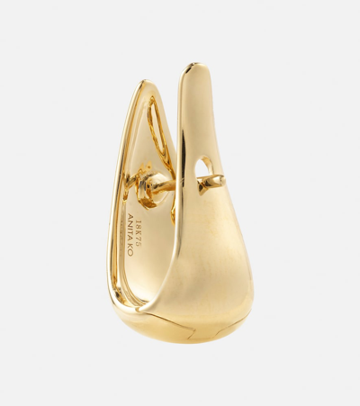 Anita Ko Claw 18kt Gold Earrings In Gold
