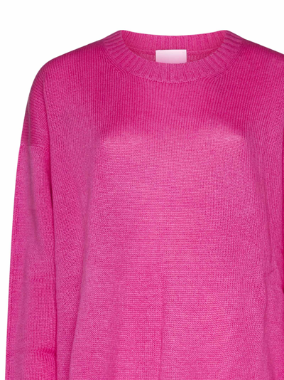 Shop Allude Sweater In Fuxia
