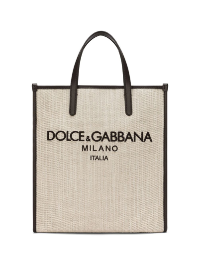 Shop Dolce & Gabbana Borsa Tote Piccola In White
