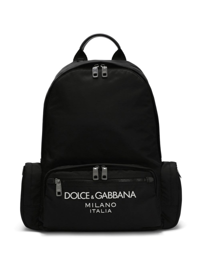Shop Dolce & Gabbana Zaino Con Stampa In Black