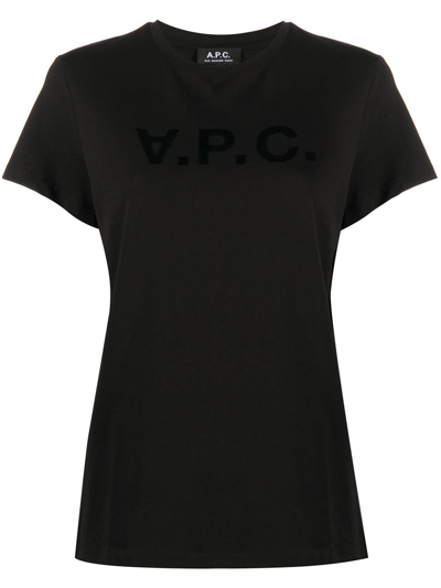 Shop Apc T-shirt Con Stampa In Black