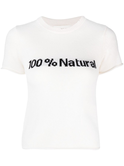 Shop Sportmax T-shirt Udito In Bianco