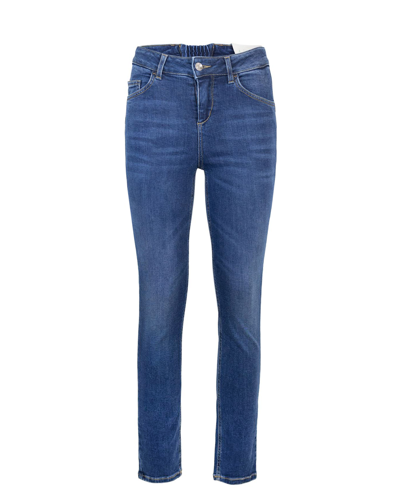 Shop Liu •jo Jeans Skinny Blu Scuro In 78349