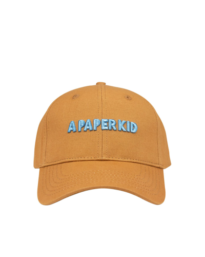 Shop A Paper Kid Cappellino Da Baseball Con Logo Ricamo In 234bruciato