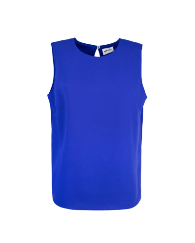 Shop P.a.r.o.s.h Sleeveless Blouse With Slit In 083