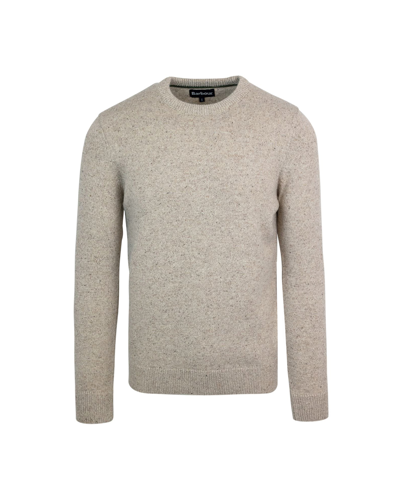 Shop Barbour Essential Tisbury Stone Sweater In St51stone