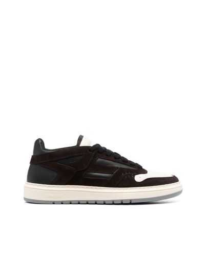 Shop Represent Sneaker "reptor Low" Brown/black/vintage White In 039