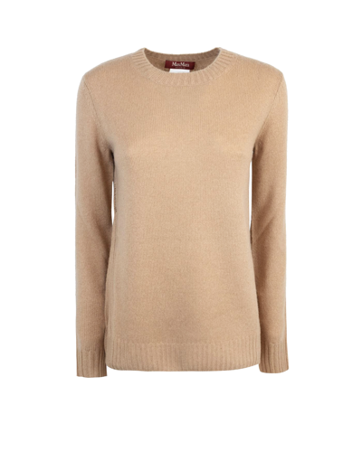 Shop Max Mara Giotto Sweater In Camel Cashmere In 006camel