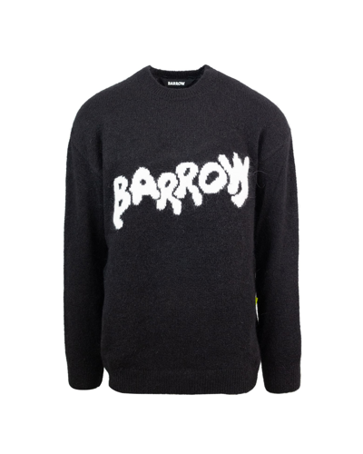 Shop Barrow Intarsia Logo Sweater In 110black