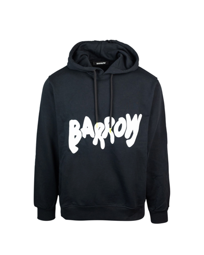 Shop Barrow Black Sweatshirt With Print In 110black