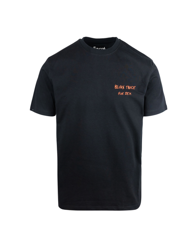 Shop Encré. T-shirt Blink Twice For Sex In Black