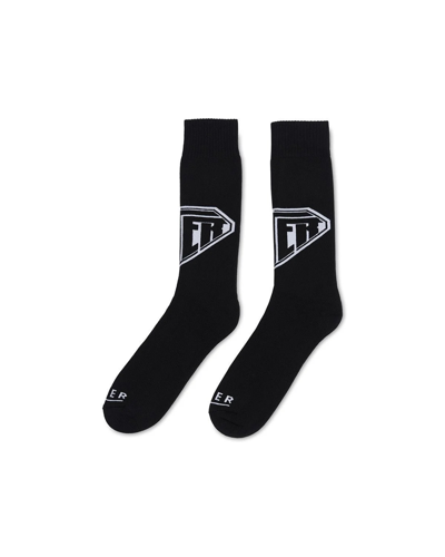 Shop Iuter Black Socks With Logo