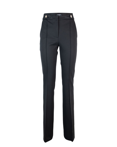 Shop Liu •jo Regular Fit Black Trousers
