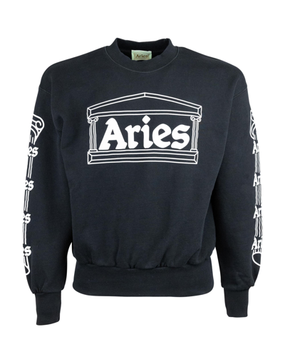 Shop Aries &#39;&#39;column&#39;&#39; Sweatshirt In Blk