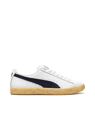 Shop Puma Sneaker Clyde Vintage White/blue In 01white