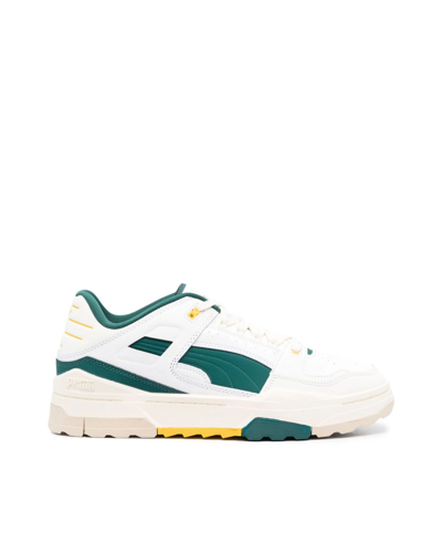 Shop Puma Sneaker Slipstream Lo Xtreme White/green In 01white