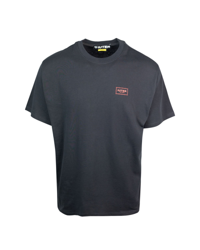 Shop Iuter T-shirt Chain Nera In Black