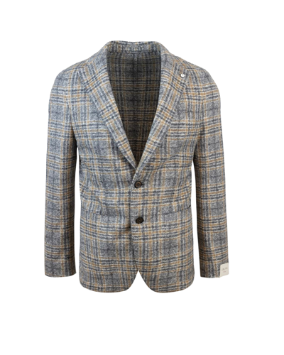 Shop L.b.m 1911 Fantasy Check Single-breasted Jacket In 01