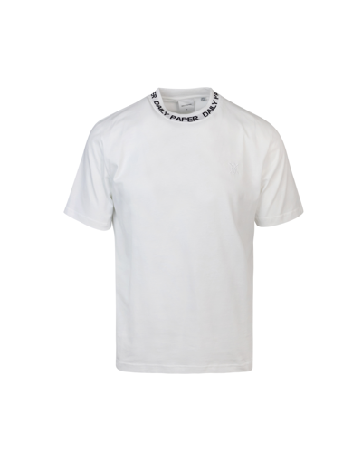 Shop Daily Paper T-shirt Logo Bianca In White