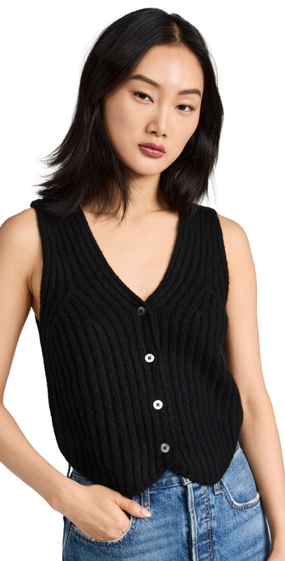 Shop Favorite Daughter The Knit Favorite Vest Black