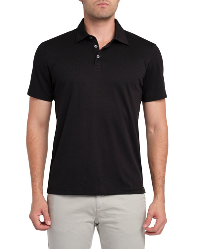 Shop Zachary Prell Polo Shirt In Black