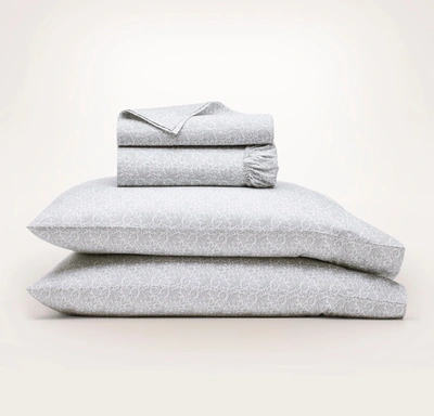 Boll & Branch Organic Signature Cotton Bloom Sheet Set In Shore Cotton Bloom