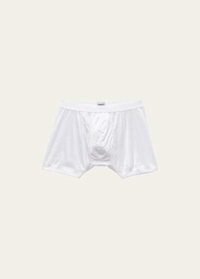 Zimmerli Cotton Boxers In White