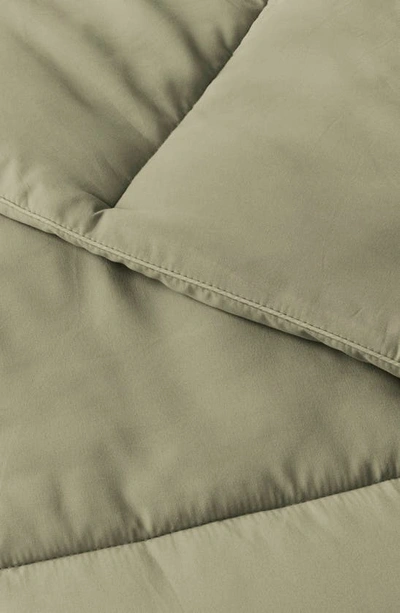 Homespun All Season Premium Down Alternative Solid Comforter In Eucalyptus
