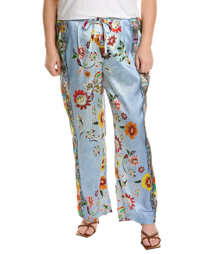 Shop Johnny Was Plus Rainbow Liza Pant In Blue