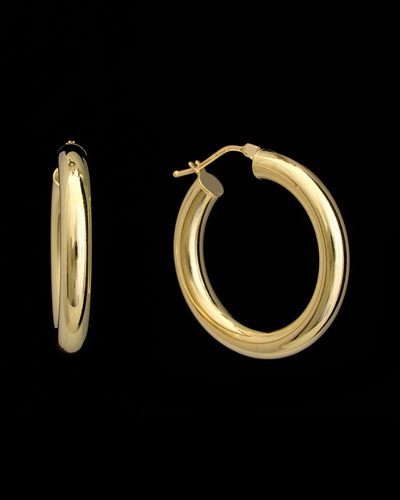 Shop Italian Gold 18k  Polished Hoops