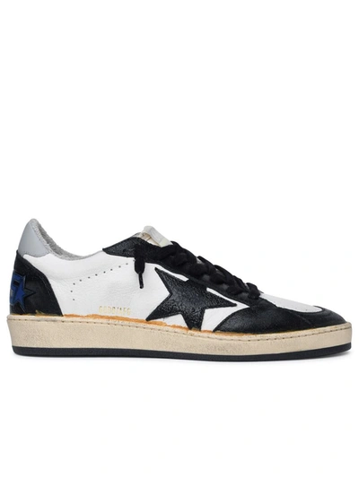 Shop Golden Goose 'ball Star' White Leather Sneakers