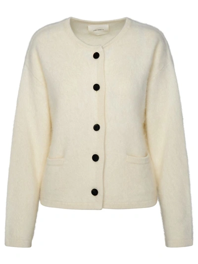 Shop Lisa Yang Kiana Jersey Buttons In Cream