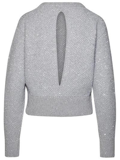 Shop Stella Mccartney Sequins Shirt In Grey