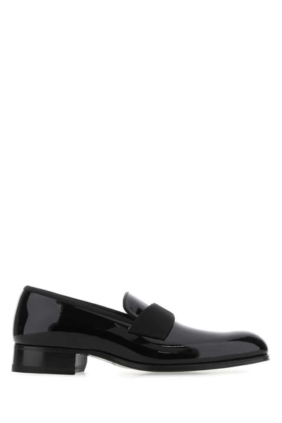 Shop Tom Ford Loavers In Black