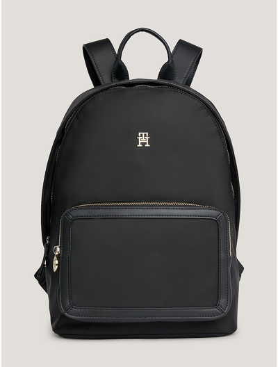 Shop Tommy Hilfiger Th Monogram Backpack In Black