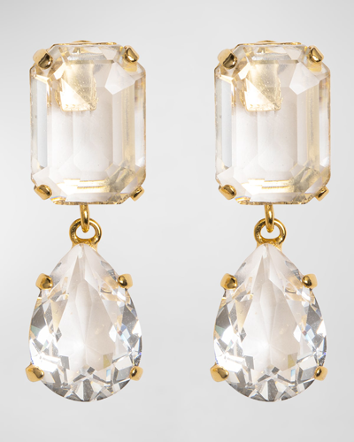 Shop Jennifer Behr Maree Drop Earrings In Crystal